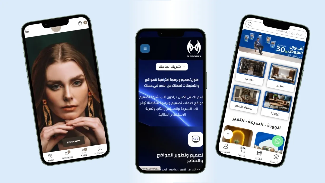 شركة تصميم متاجر الكترونية